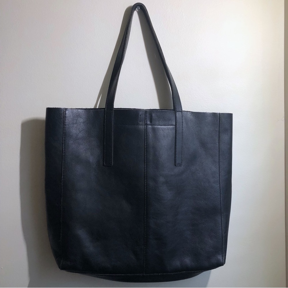 Lucky Brand Black Leather Tote